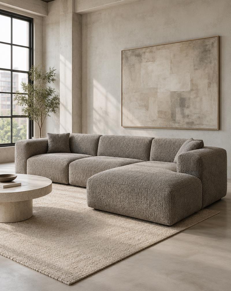 Modular sectional suitable for wholesale projects