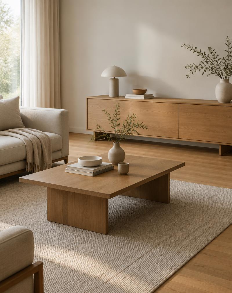 Minimalist living-room furniture set